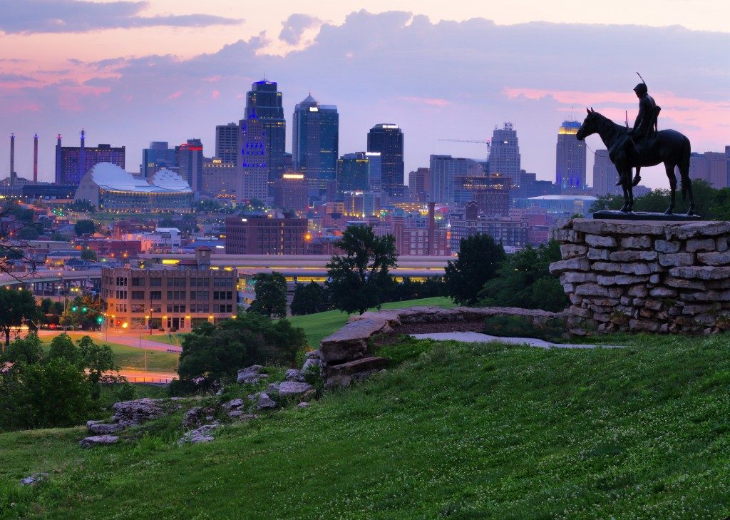 View of Kansas city skyline