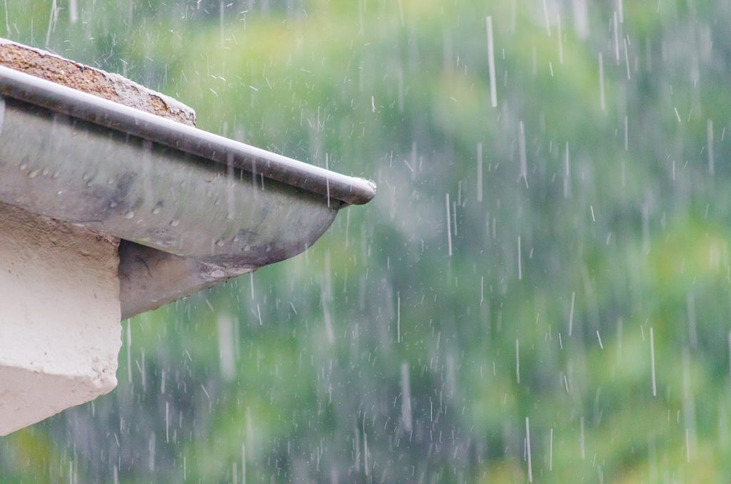 raindrops on the rooftop