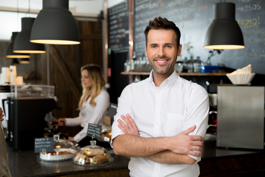 Cafe restaurant business owner