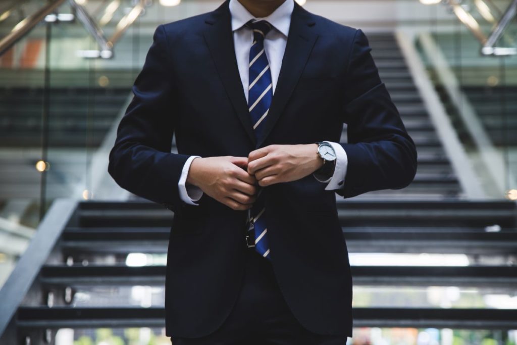 well dressed businessman